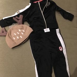 0-6 months tracksuit free bnwt hat